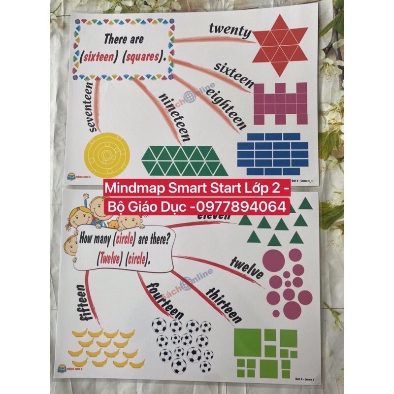 Combo Flashcards  và  Mindmap  Smart Start Lớp 2- Ép plastics bền đẹp