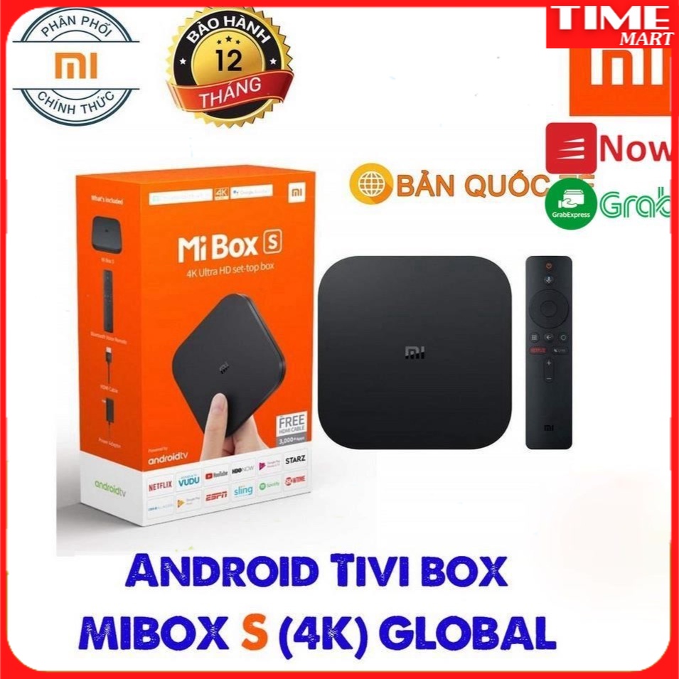 Android Tivi MIBOX S 4K Quốc Tế Model MDZ-22-AB và Mi TV Stick Android TV 1080p [TIME_MART siêu thị tiện ích gia đình]
