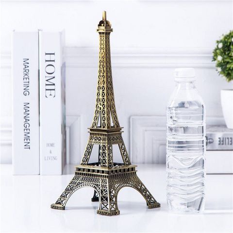 Mô hình tháp Eiffel 25cm kim loại để bàn trang trí