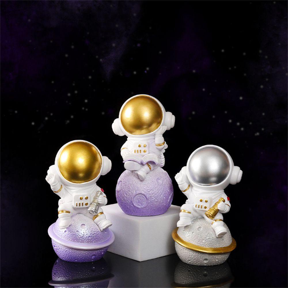MUVAKO Mô Hình Tượng Phi Hành Gia Mavako Bằng Nhựa Resin Trang Trí Nhà Cửa