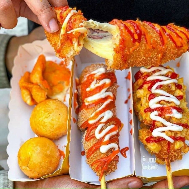 HOTDOG Xúc Xích phô mai 5 cây 500gr (giao Tphcm)