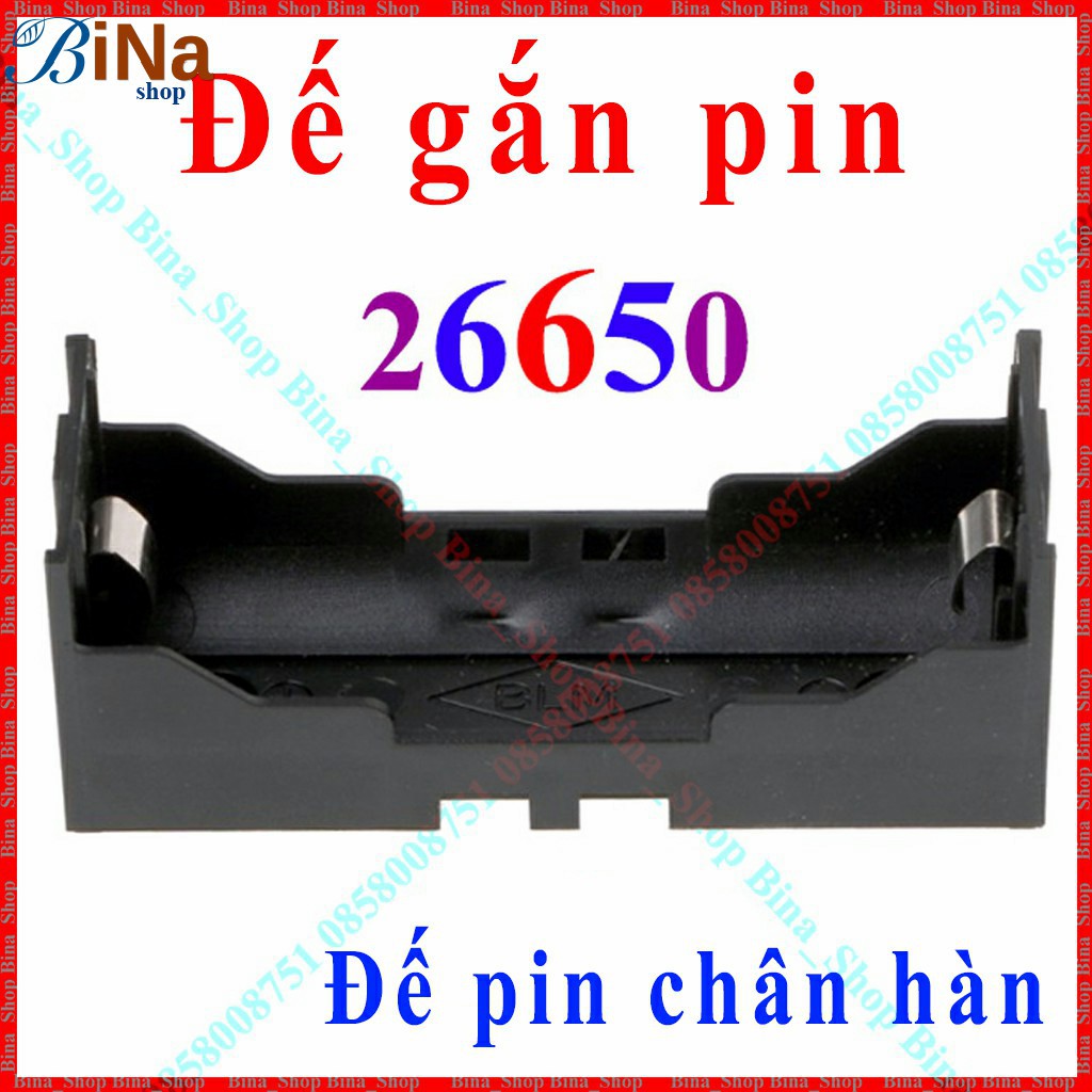 Đế pin 26650 Khay gắn pin Liion 26650 1 cell