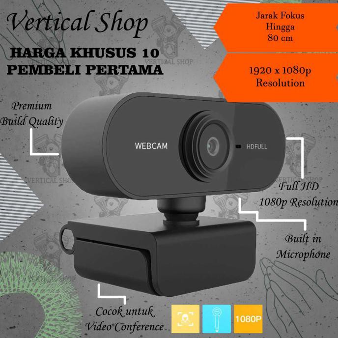 Webcam Full Hd 1080p Tích Hợp Mic Cho Laptop Pc