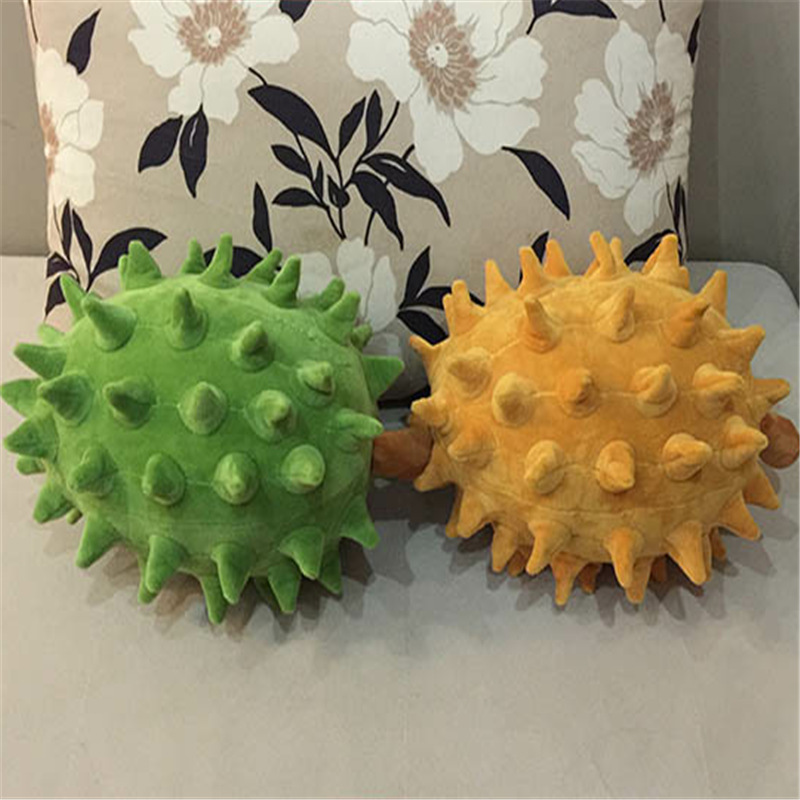 Gối Nhồi Bông Hình Quả Sầu Riêng Kích Thước 23cm / 40cm