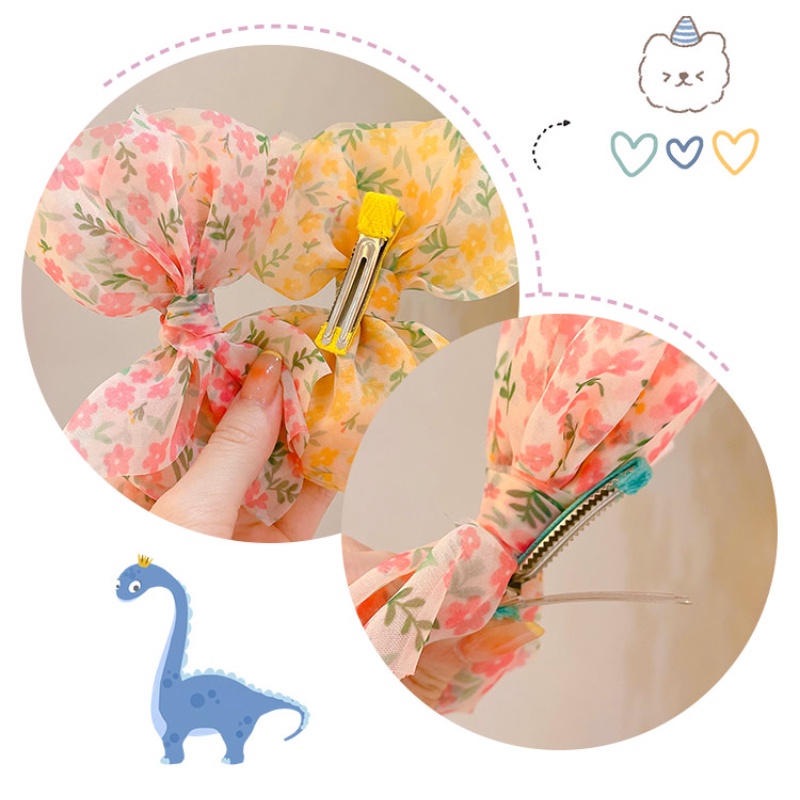 Kẹp Tóc Nơ Dễ Thương Cho Bé Gái