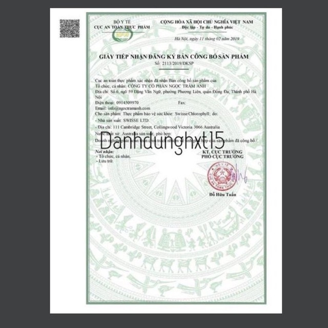 Nước diệp lục vị dâu tây Swisse Chlorophyll Mixed Berry 500ml – Úc