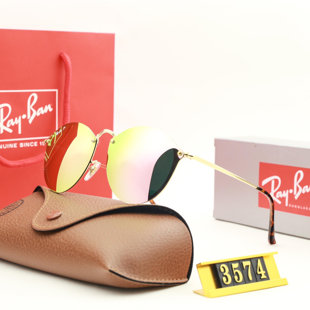 Wayfarer Ray-Ban_ chính hãng Kính râm 2021 Thời trang Hàn Quốc mới Kính râm nam nữ một mảnh Cặp đôi hợp thời trang Du lịch ngoài trời Kính râm lái xes