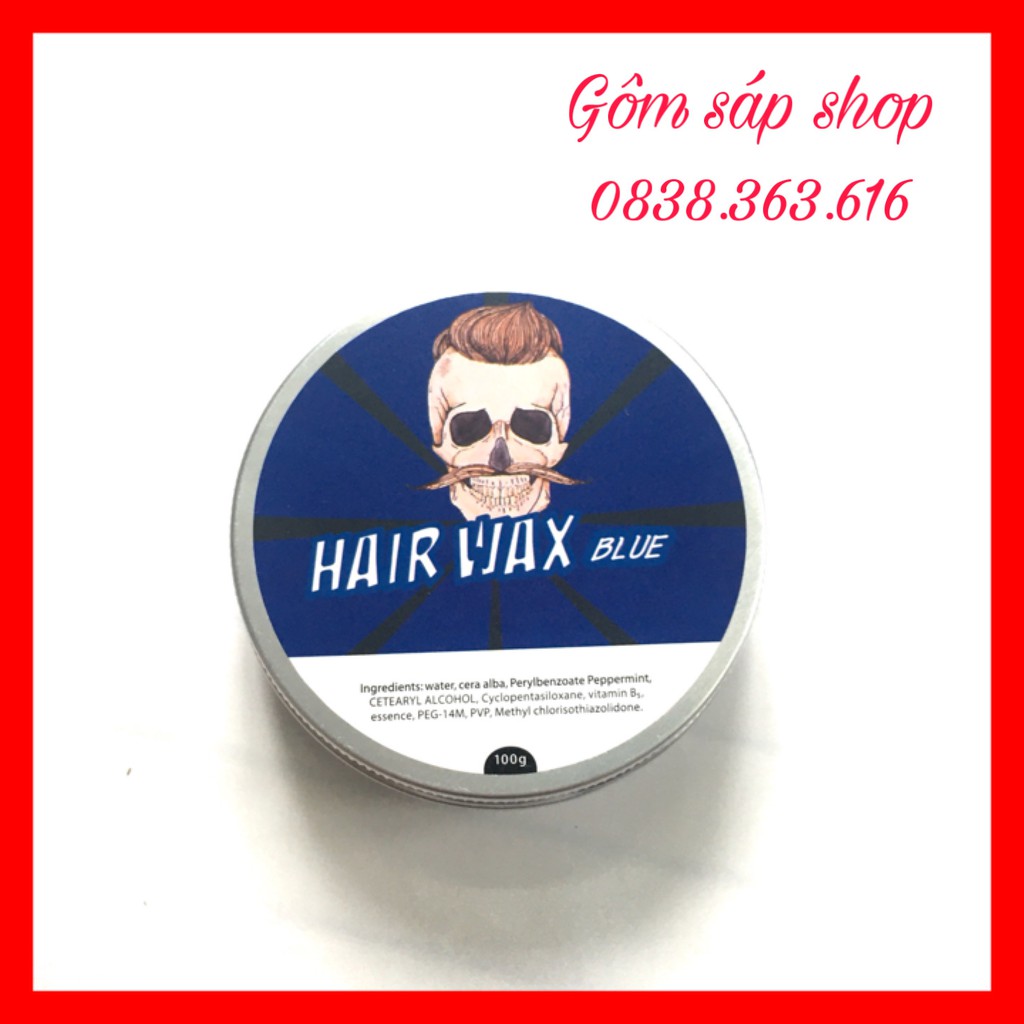 Sáp Vuốt Tóc SIÊU HOT HAIR WAR BLUE (CHẤT MÀU XANH)/100Gwax vuốt tóc/ keo vuốt tóc/ sap vuot toc