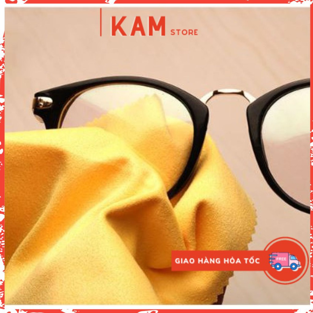 Khăn Lau mắt kính Chuyên dụng 14.5 x 17.5cm, màu ngẫu nhiên | KAM Store