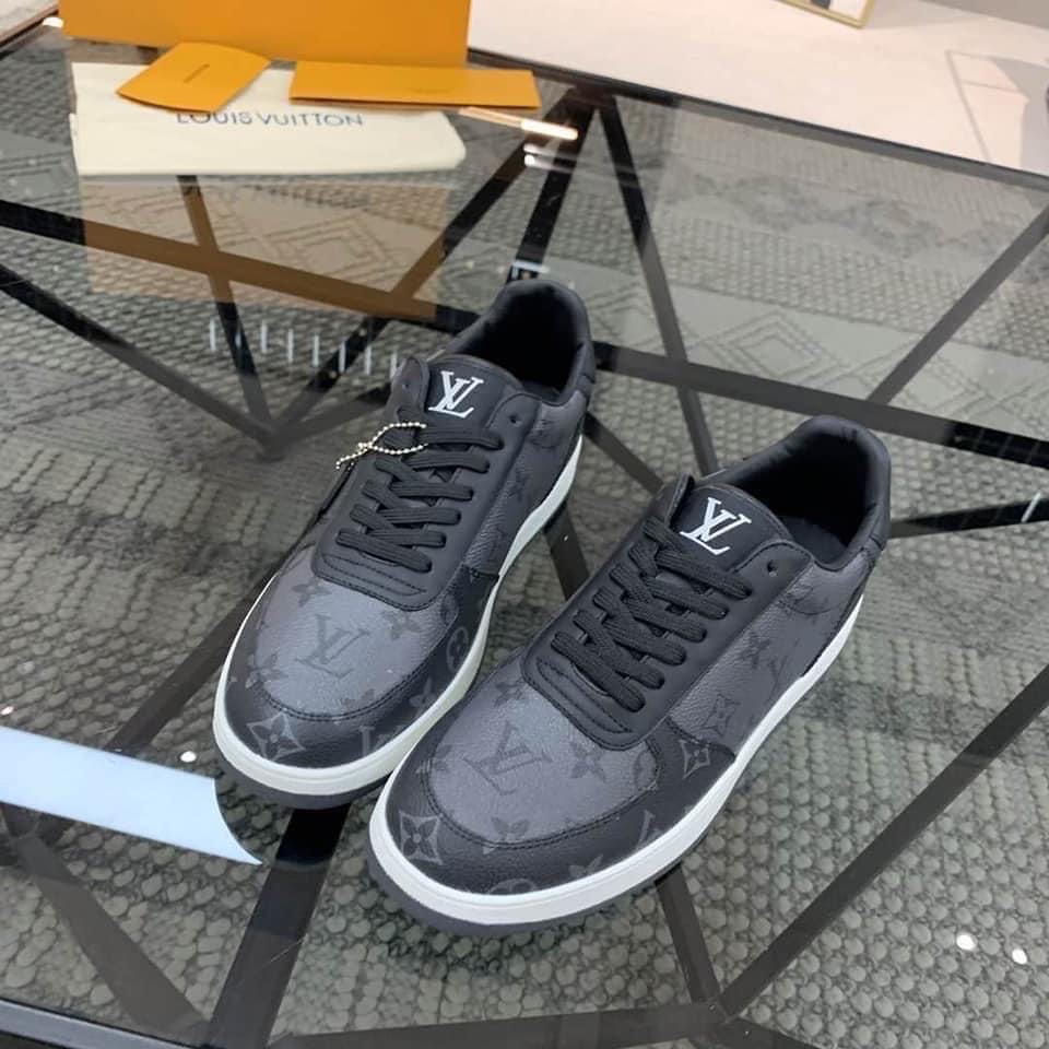 Giày thể thao ☀ FULL BOX BILL GIẤY GÓI ☀ Giày sneaker Louis Vuitton vân hoa phối màu fullbox
