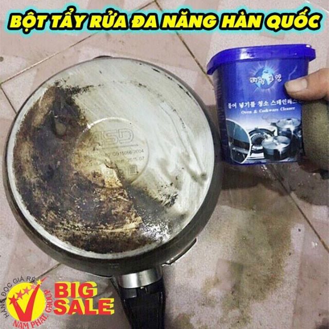 [FREESHIP] Bột tẩy rửa Oven đánh sạch vết bẩn xoong nồi, vệ sinh nhà bếp, bồn rửa đa năng.
