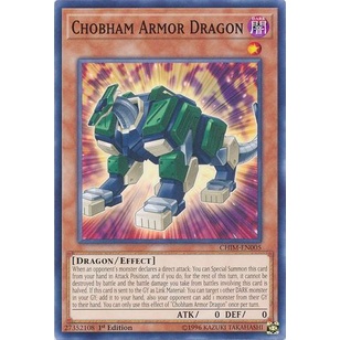 Thẻ bài Yugioh - TCG - Chobham Armor Dragon / CHIM-EN005'