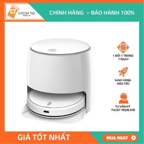 Robot hút bụi lau nhà thông minh Mijia MJSTP - Tự Động Giặt Khăn Lau