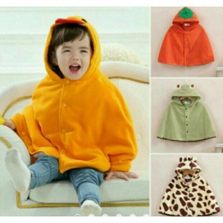 Áo choàng 1 lớp nỉ cho bé từ 5 đến 12kg