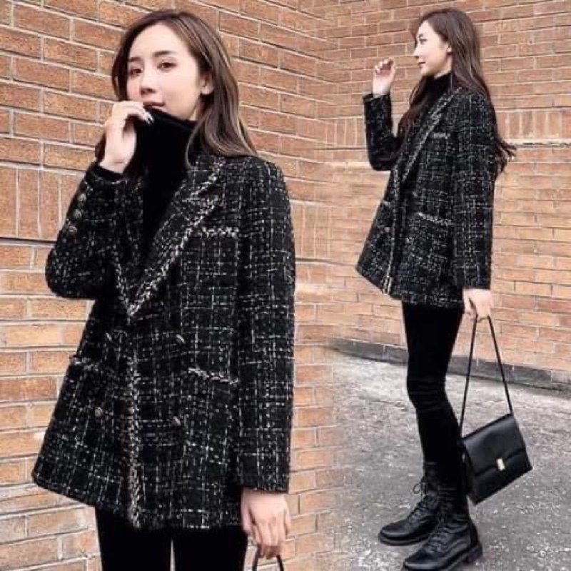 Áo dạ Sweet Phong Cách Hàn Quốc Hàng Đẹp