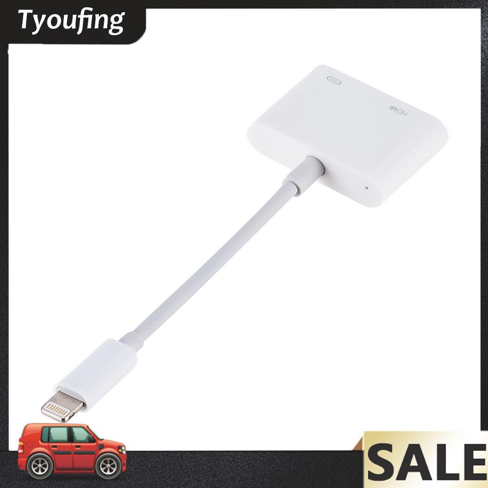 Bộ Chuyển Đổi Hdmi-Compatible Vga Cho Iphone 8 Pin Sang 1080p