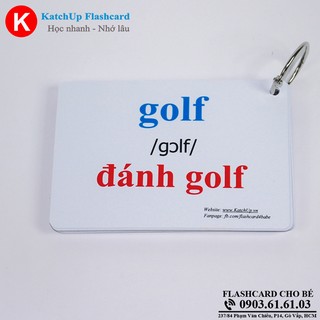 Flashcard tiếng Anh cho bé KatchUp - Thể Thao