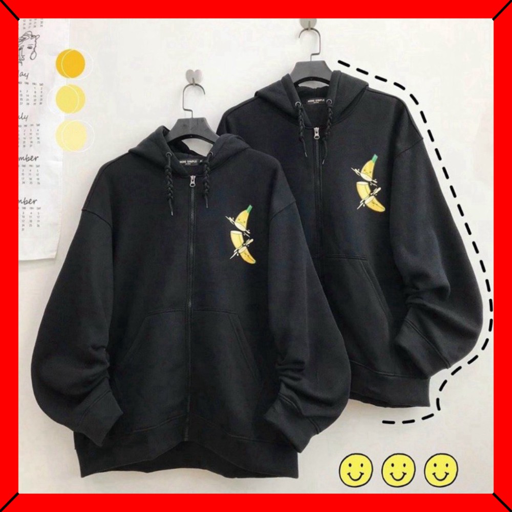 (FREESHIP) ❤ Áo Khoác Nỉ BANANA Siêu hot Form Xinh (MỚI) | BigBuy360 - bigbuy360.vn