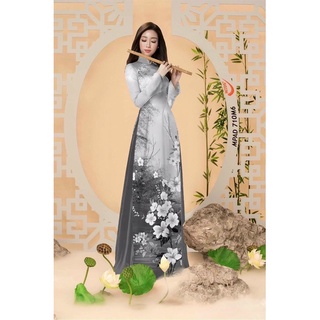 vải áo dài phong cảnh