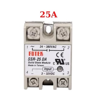 Relay bán dẫn Solid SSR 10DA 25DA 50DA 75DA FOTEK