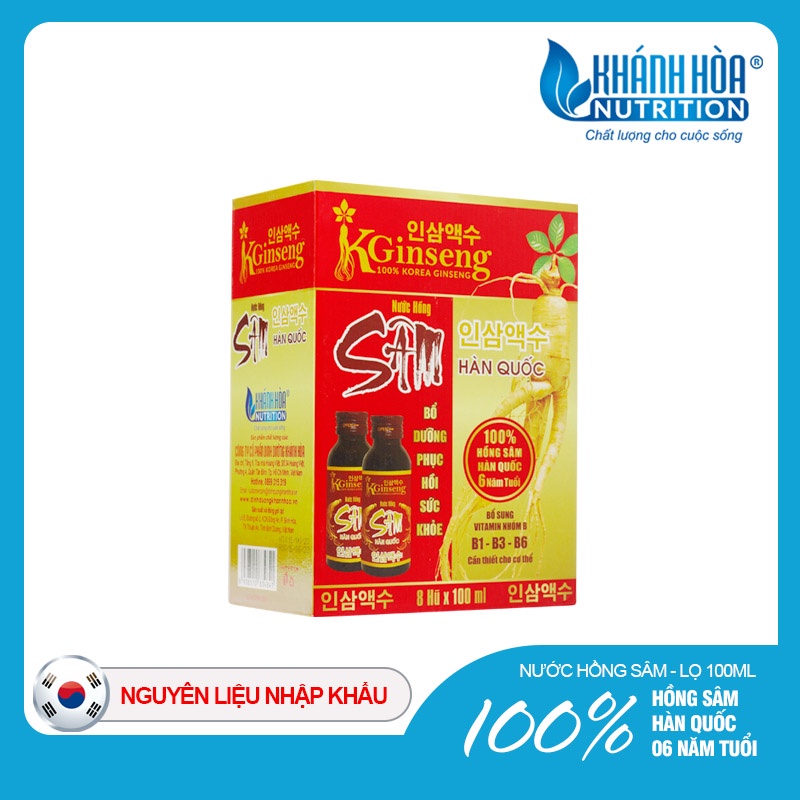 Nước Hồng Sâm Hàn Quốc KGinseng - Khánh Hòa Nutrition