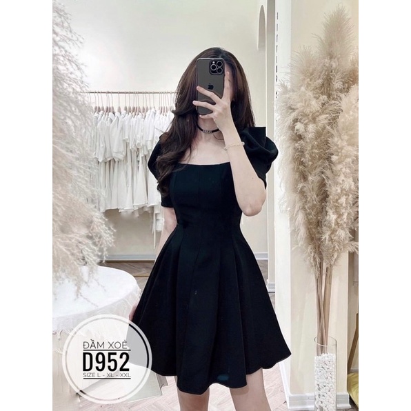 BIGSIZE NHUNG LÊ Đầm xoè D952
