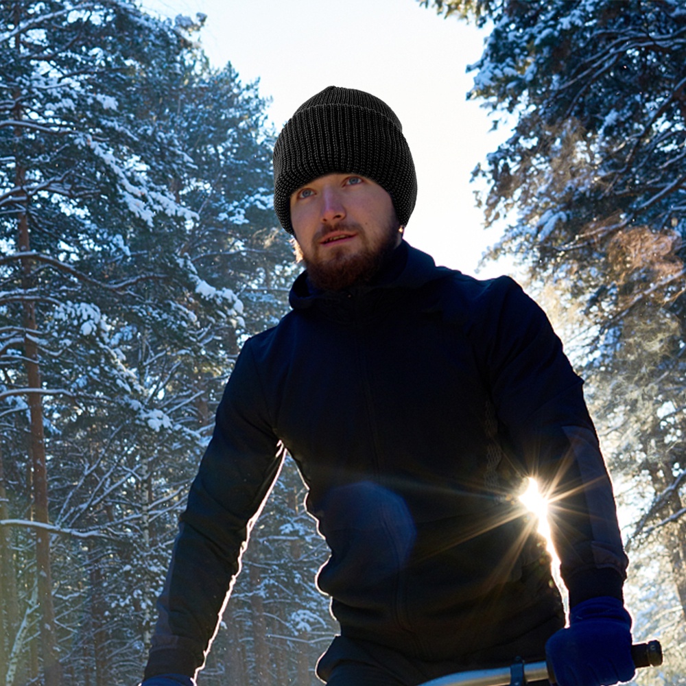 Toàn Bộ Mũ Trùm Đầu Dệt Kim Kèm Mặt Nạ Che Mặt Chống Gió Giữ Ấm Mùa Đông