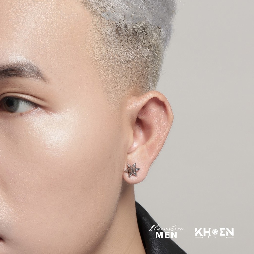 (1 Chiếc) Khuyên tai Gai hai đầu
