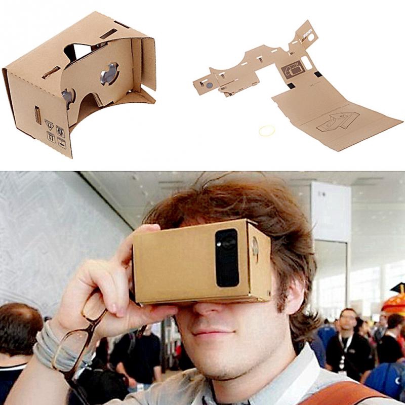 DIY Magnetic 3D Virtual Reality Glasses Google Cardboard For Smartphones