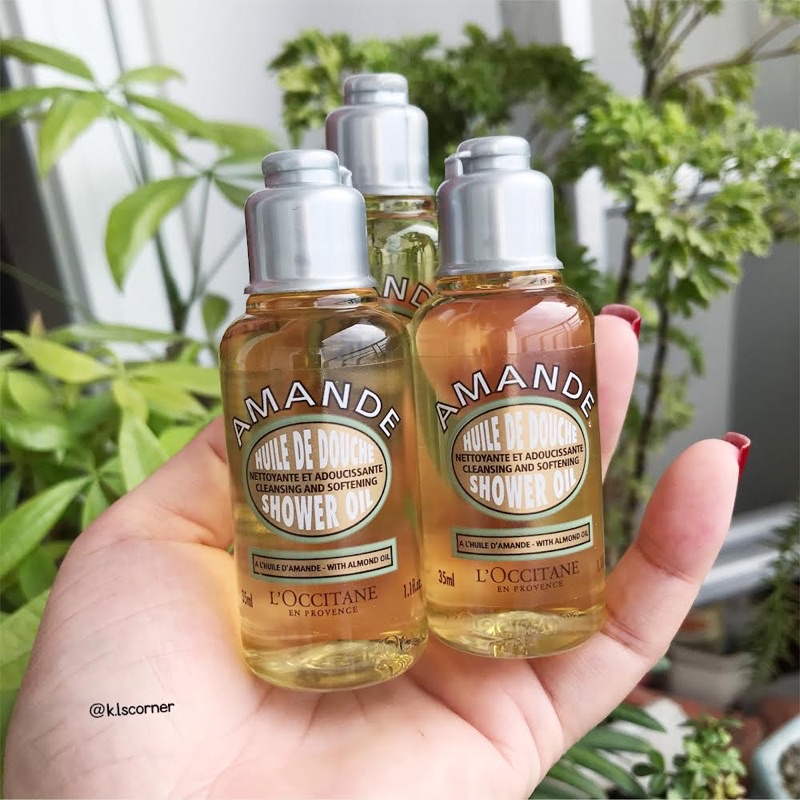 Dầu tắm hạnh nhân Cleansing And Softening Shower Oil With Almond Oil, minisize 35ML