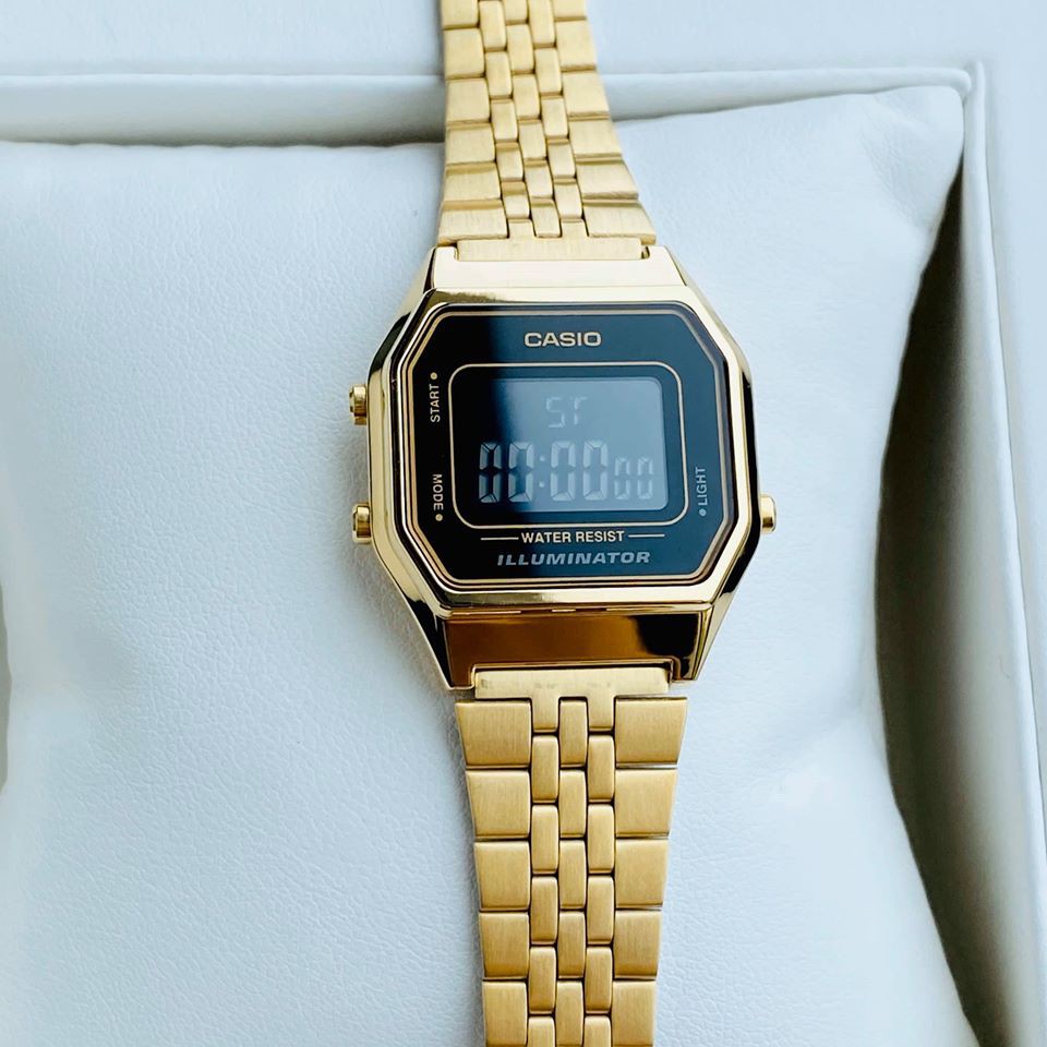 Đồng hồ Nữ Casio LA680 GOLD - FullBox - Hàng chính hãng (BẢO HÀNH 1 NĂM)