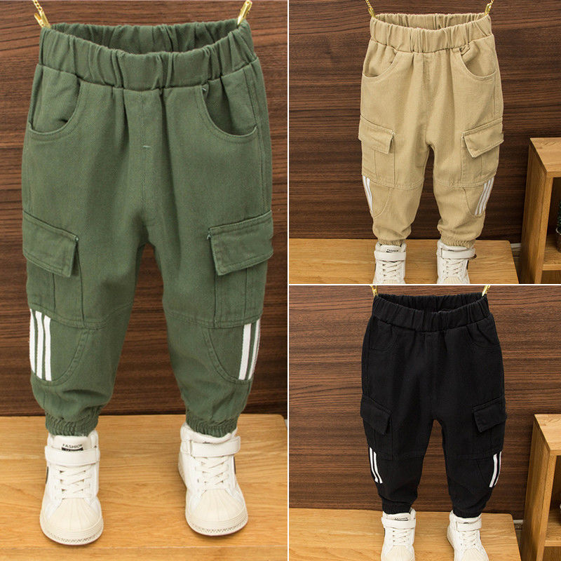 Boys Pants ， Autumn And Winter New Plus Thick Loose Korean Casual Harlan Instrument ， Long Pants