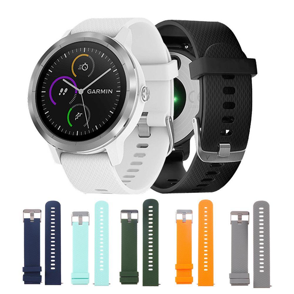 Dây Đeo Silicone Mềm Phong Cách Thể Thao Cho Đồng Hồ Garmin Vivoactive 3 / Vivomove HR