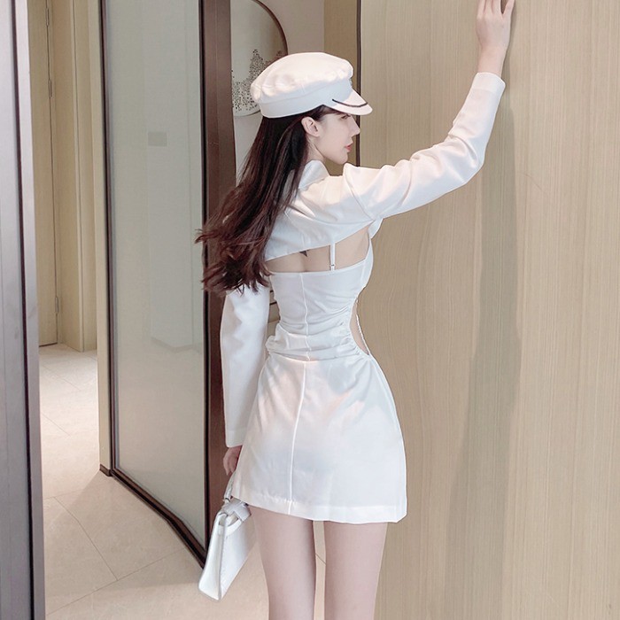 Đầm nữ dáng ôm hai dây midi Emilyshop