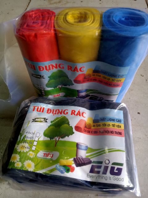 Túi rác cuộn, túi rác sinh hoạt
