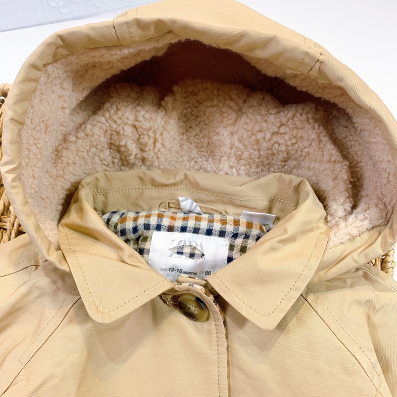 Áo măng tô ZARA dư xịn cho bé siêu xinh