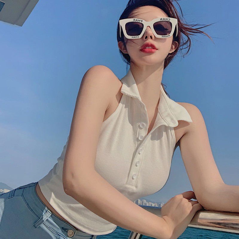 Áo Sát Nách Dáng Ôm Độc Đáo Thời Trang Mùa Hè Cho Nữ