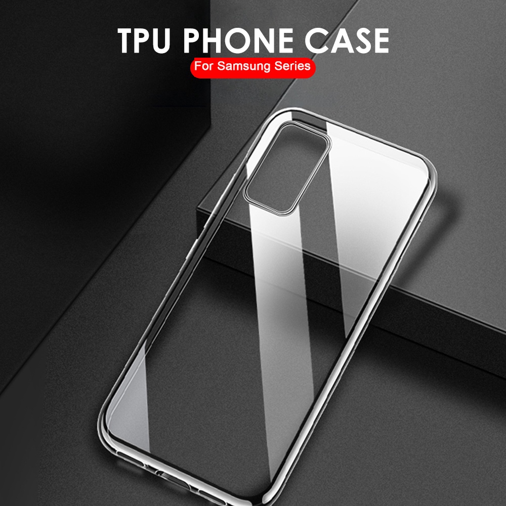 Ốp lưng dẻo Trong suốt không ố vàng Ốp Điện Thoại cho Samsung Galaxy A14 A34 A54 A24 A33 A53 A13 A73 A23 A22 A12 A52 A72 A11 A51 A71 A31 S23 S22 S7 Edge S8 S9 S10 S20 S21 Note 8 9 10 20 Ultra S20 FE 5G