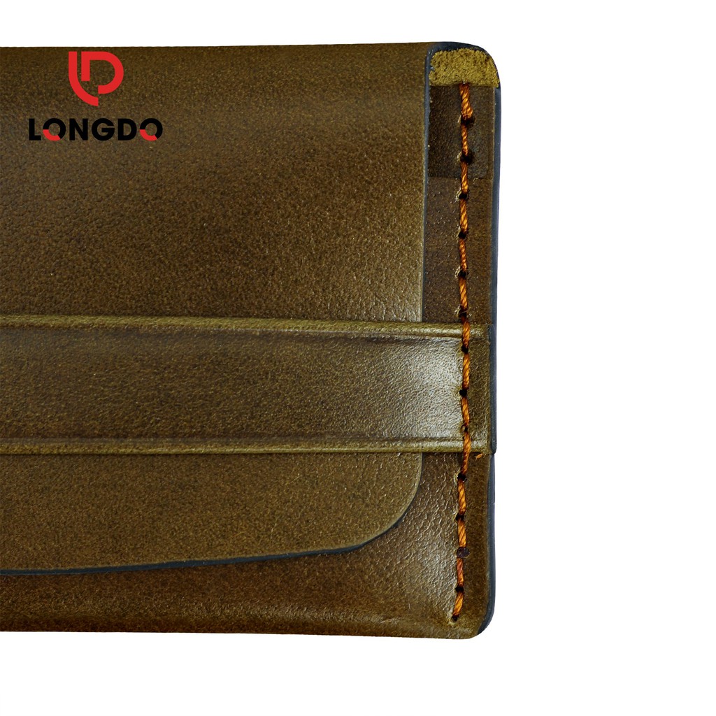 Ví đựng card visit bằng da - Cam kết 100% da bò thật - Bảo hành 5 năm - Thương hiệu uy tín Longdo Leather - C01
