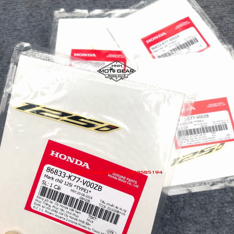 Tem Logo 150I Cho SH 125 / 150 Chính Hãng Honda HNH