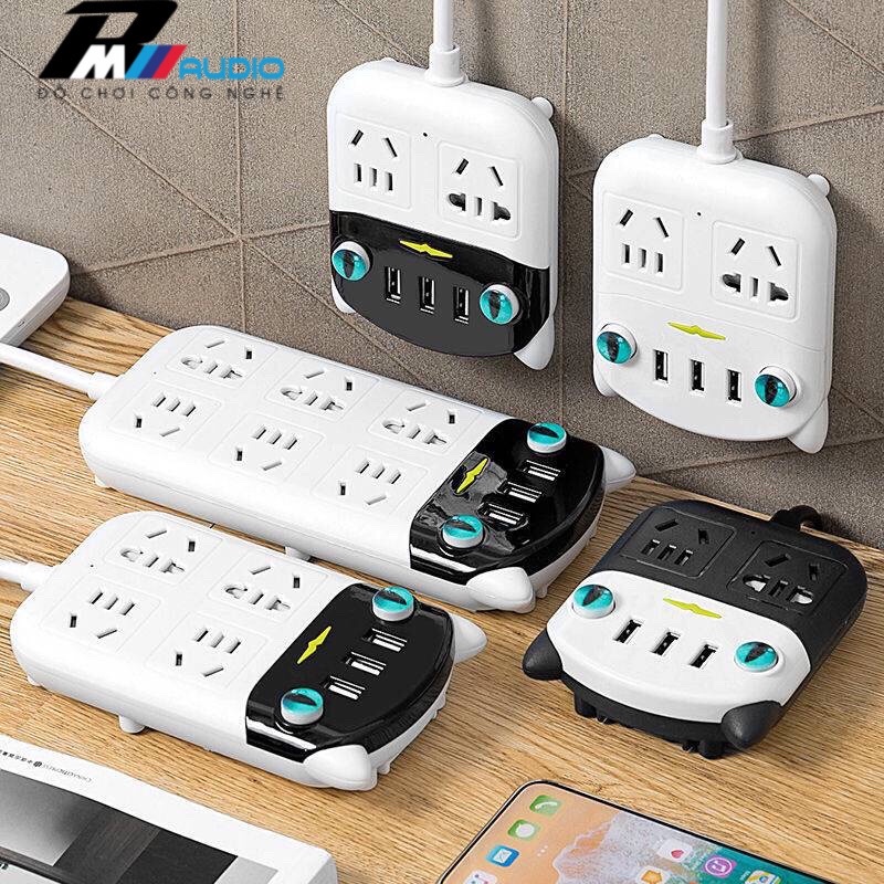 Ổ cắm điện thông minh tiện dụng đa chức năng, chống giật,chống cháy nổ kèm giá đỡ điện thoại