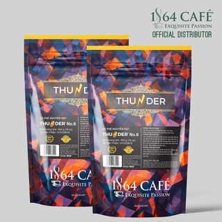 908g cà phê thunder no.6 xay sẵn pha phin gu việt – 1864 café®