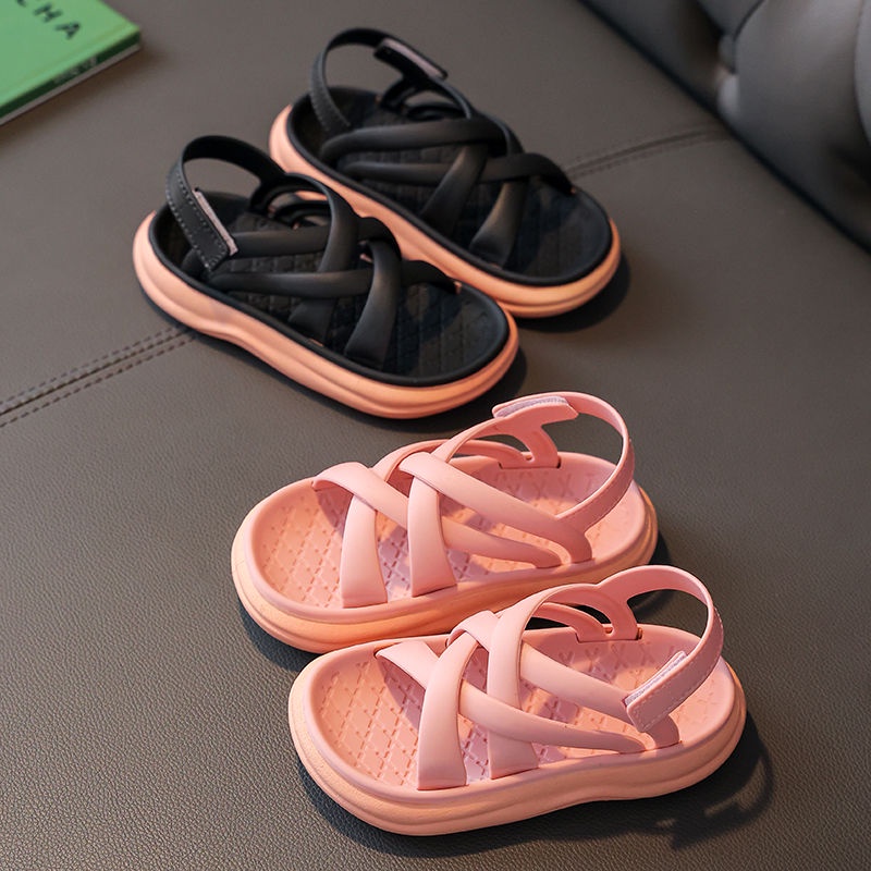 Giày Sandal Đế Mềm Cỡ Vừa Thoáng Khí Phong Cách Mới 2022 Cho Bé Gái