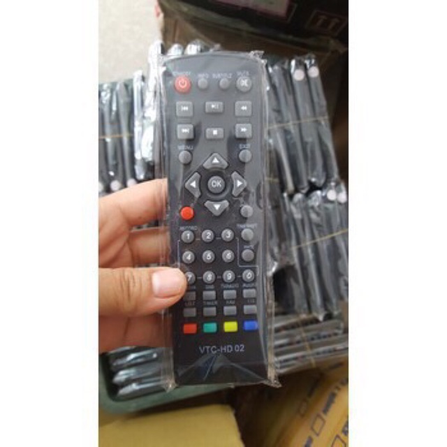 Sỉ 10 REMOTE ĐIỀU KHIỂN ĐẦU THU MẶT ĐẤT VTC HD02