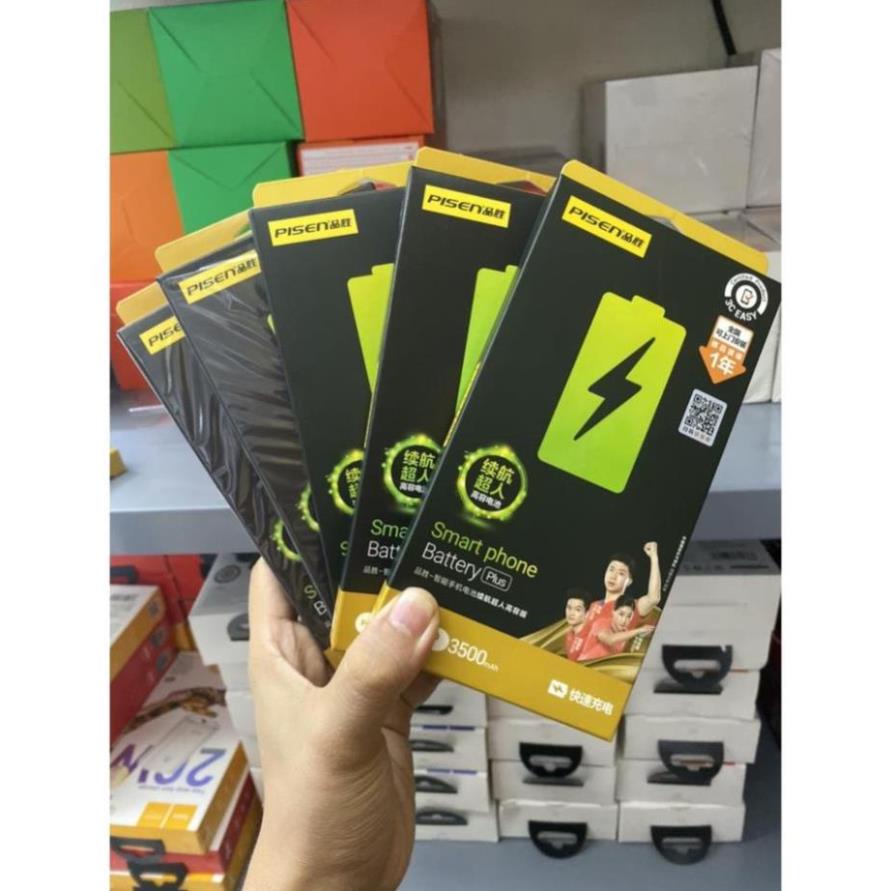 Pin ĐT táo PISEN ĐT táo TĂNG Dung Lượng SIÊU CAO-DÙNG SIÊU TRÂU cho 6G,6P,6S,6SP,7G,7P,8G,8P,X
