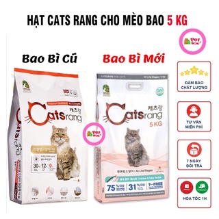 Thức ăn hạt cho mèo catsrang 5kg, catrang hàn quốc