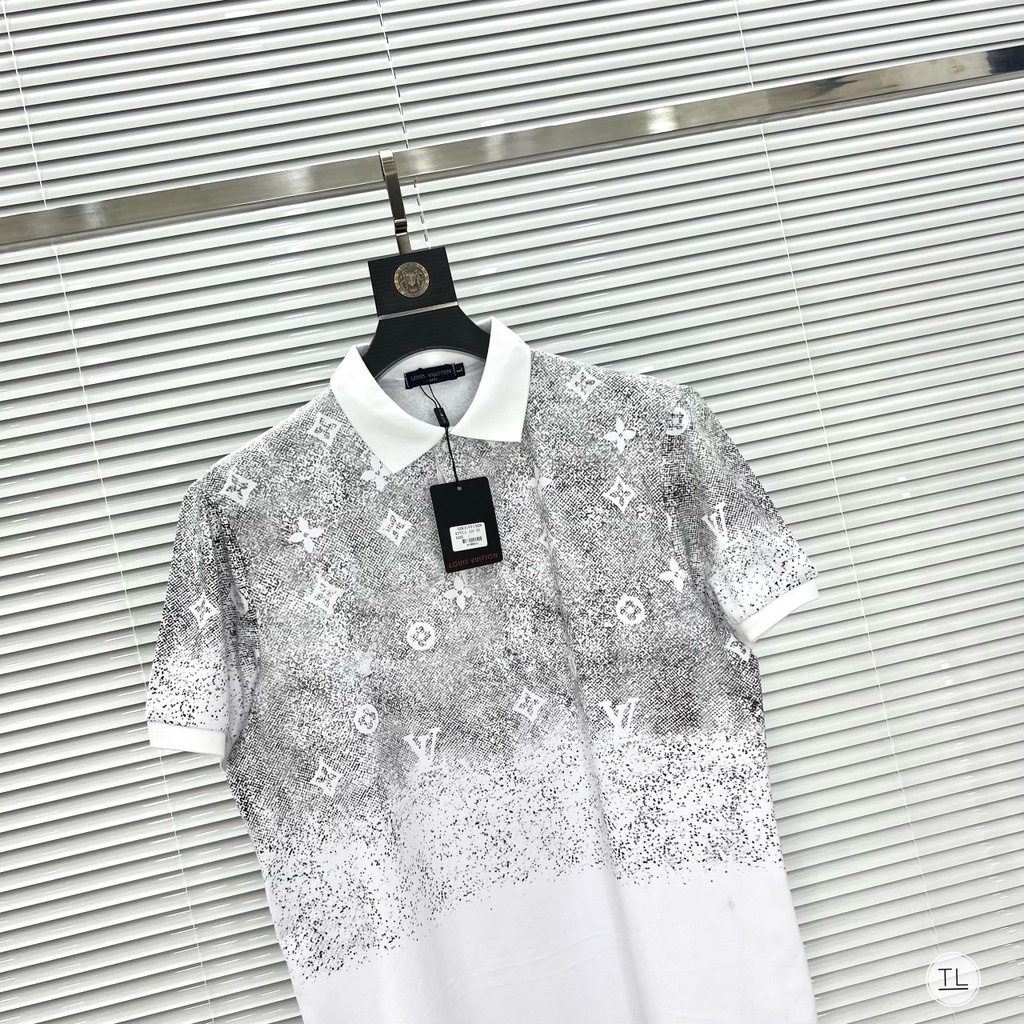 Áo thun polo nam cổ trụ NV chấm loang hàng hiệu, bận lên siêu đẹp, siêu mát - uy tín - chất lượng