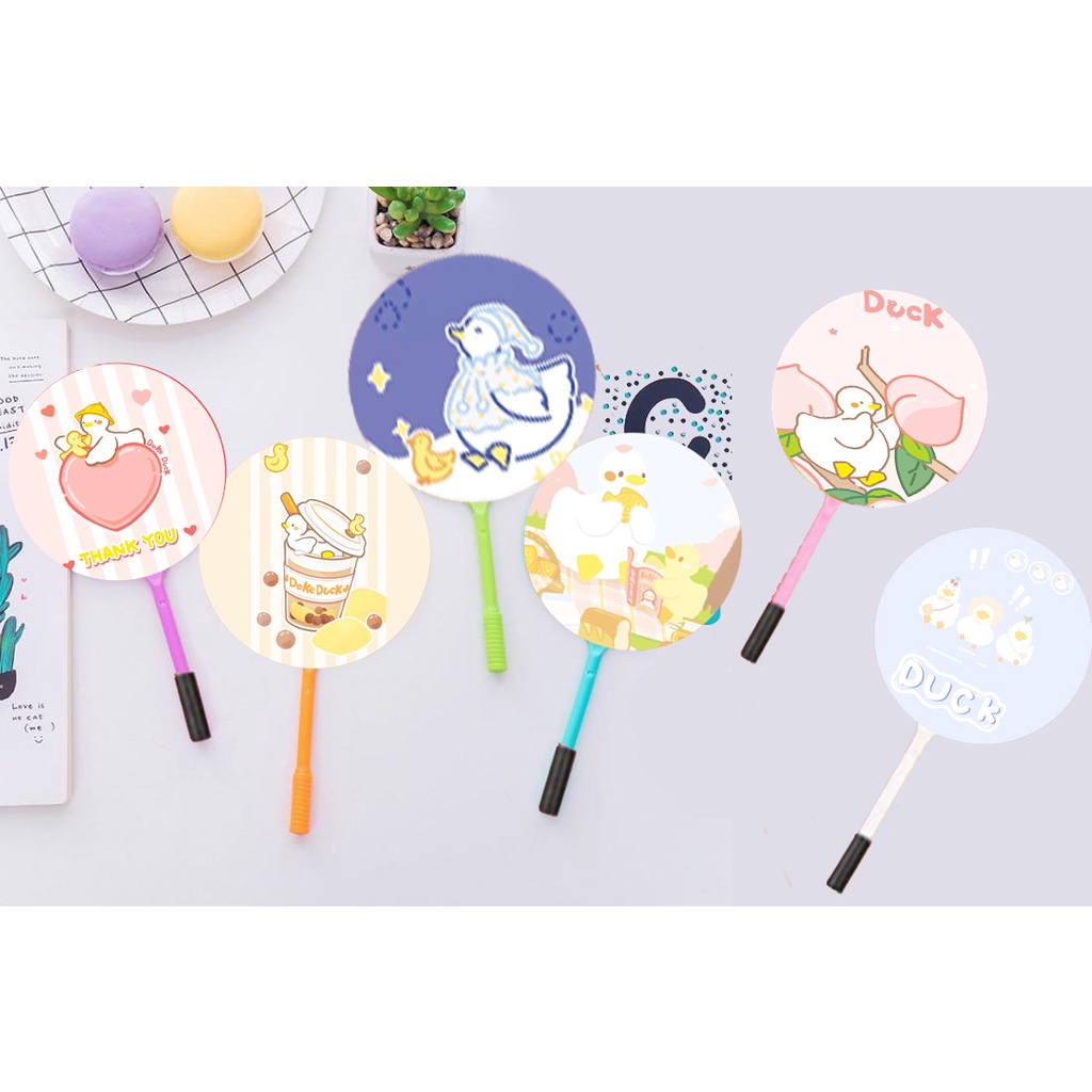 Bút quạt vịt nomoduck dake duck BQI46 viết mực nước cute dễ thương hoạt hình