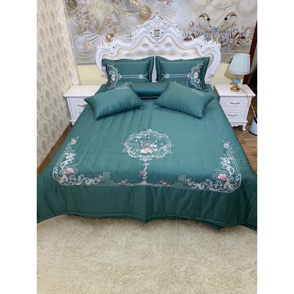 Bộ chăn ga cưới cao cấp 7 món