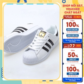 Giày Superstar hàng cao cấp nam nữ, Giày thể thao trắng sọc đen adidas bản đẹp full box bill